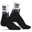 WHITE/BLACK CUM LOVER SOCKS